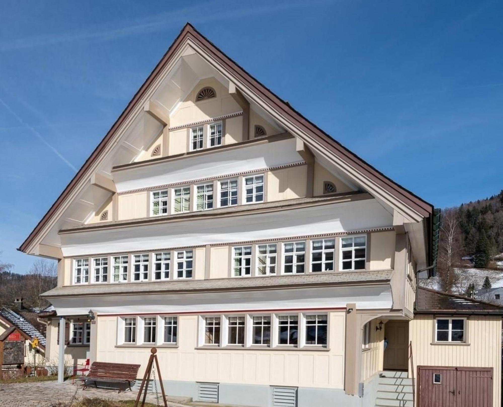 Sankt PeterzellFerienhaus Lindeli, Ehemalige Holzofenbaeckerei别墅 外观 照片